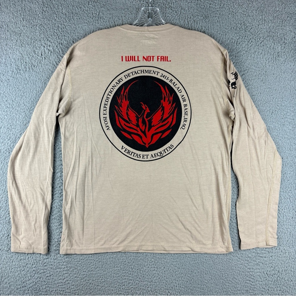 Drifire T-Shirt‎ Size Large Operation New Dawn Desert Sand